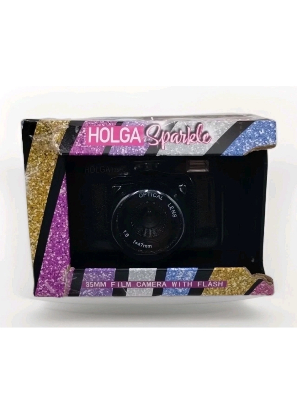 Holga Sparkle 135FC 35mm Film Camera - RARE Retro Open Box